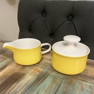 Ferrostone Sugar and Creamer set Vintage